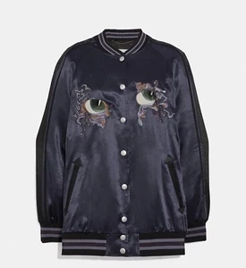 Chaqueta Universitaria Coach 72540 Gran Tamaño Souvenir Bordada Edición Limitada $850 - Imagen 1 de 13