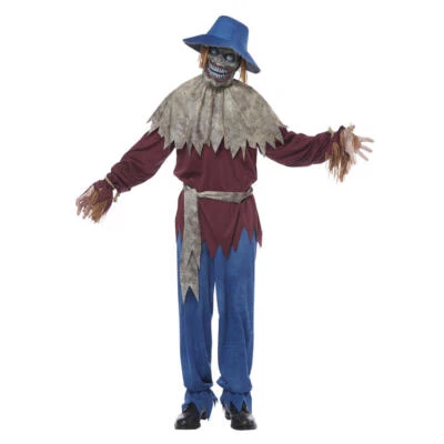 Disfraz de Espantapájaros Totally Ghoul Para Hombre Talla XL (40-46), Nuevo Con Etiquetas Foto 1 de 4