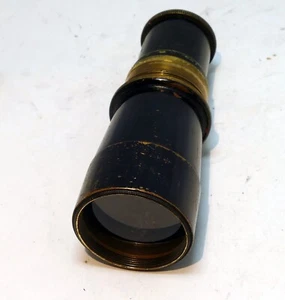 Antique Telescope Brass Nautical Spyglass 19th century compact - Picture 1 of 24