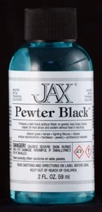 Jax PEWTER BLACK Blackener Stained Glass Patina - 2 oz. - Picture 1 of 2