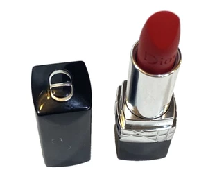 Dior Rouge Refillable Couture Colour Lipstick #999 Velvet 0,12 oz 3,5g rare - Bild 1 von 7