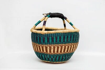 篮子,小篮子,非洲篮子,购物篮,沙滩篮,市场桶 — 第 1/4 张图片