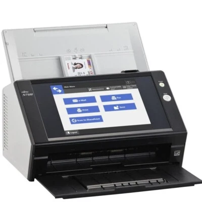 Fujitsu N7100 Hi-Speed A4 Duplex Colour Network Document Scanner - PA03706-B001 - Image 1 of 3