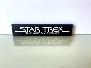 Star Trek The Motion Picture Logo 1979 Sci-fi Mystery Admiral Kirk Starship - Picture 1 of 1