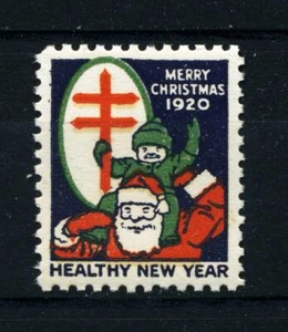 1920 USA Christmas Seal Type 1 (Greens:20-1.4) Perf 121/2 X12 Mint Never Hinged - Picture 1 of 1