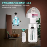 UV Germicidal Sterilizer Lamp LED UVC E27 Home Ozone Disinfection Light Bulb 1X