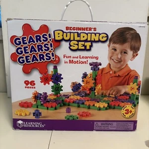 Learning Resources Gears Gears Gears Beginner’s Building Set 96+ Pieces LER9162 - Picture 1 of 22