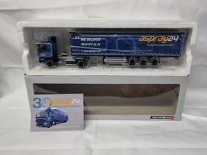 WSI 1/50 scale Aspray Daf Cf85 Day Cabine 4x2 Curtanside Trailer 3 Axel - Picture 1 of 13