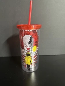 Vaso de viaje Pennywise IT They All Float Down Here 20 oz horror Stephen King - Imagen 1 de 2