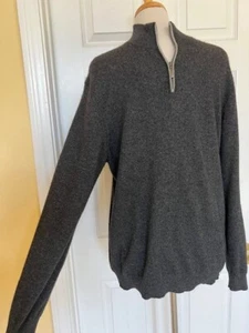 CLUB ROOM 100% cashmere sweater gray size M - Picture 1 of 6