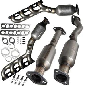 4Pcs Catalytic Converters For 2004-2013 Nissan Titan 5.6L Front + Rear EPA - Picture 1 of 10