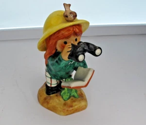 GOEBEL CHARLOT BYJ 84 REDHEAD BIRD WATCHER GIRL W/BINOCULARS FIGURINE 1975 - Picture 1 of 7