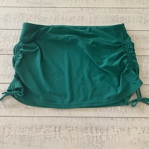 Neu ohne Etikett Damen Small grünes Bikiniunterteil zum Überziehen mit Rock - Bild 1 von 4