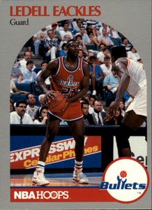 1990-91 NBA Hoops Basketball #296 Ledell Eackles SP