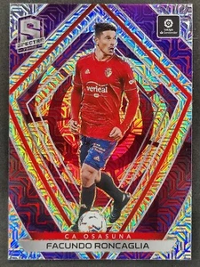 2020-21 Panini Chronicles Spectra FACUNDO RONCAGLIA Purple Mojo Prizm #8 La Liga - Picture 1 of 2