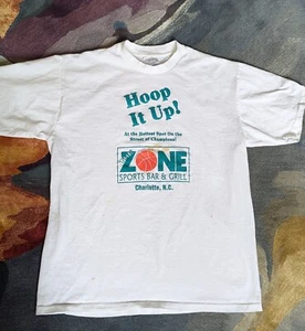 Hoop It Up Basketball T-Shirt The Zone Street of Champions XXL Perry Ellis 1992 - Bild 1 von 5