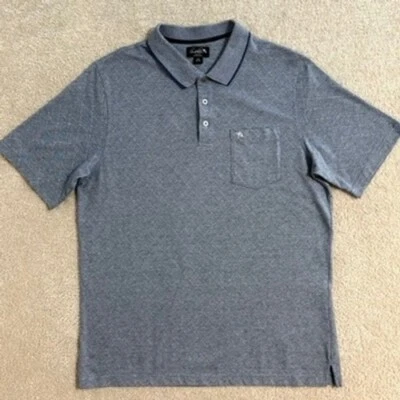 Camisa Polo Arnold Palmer Fácil Cuidado Patrón Diamante Manga Corta Para Hombre L/G Foto 1 de 4