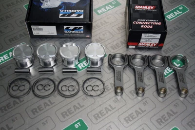 CP Pistons Manley H-Tuff Rods Mitsubishi EVO X 4B11T 9.0:1 86mm 4B11 - Image 1 of 4