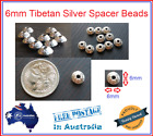 10x Tibetan Silver Disk Disc Tube Bracelet Necklace Spacer Beads Lead Free