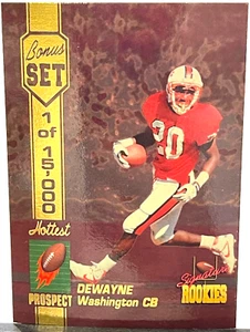 1994 Signature Rookies NFL Bonus Set/15K, Hottest Prospect DeWayne Washington A3 - Bild 1 von 2