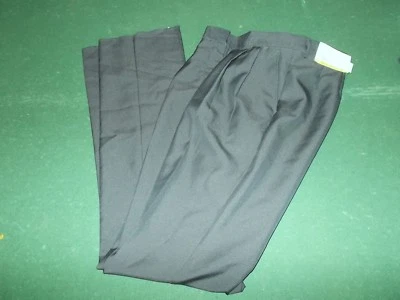 Size 6 LONG Lady Edwards Womens Navy Blue Pleated Work Pants Misses 30" x 38" - Image 1 of 3
