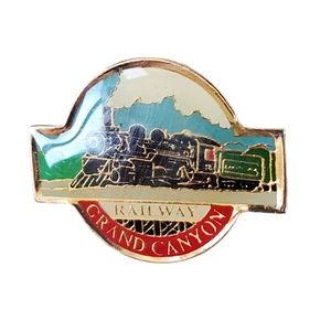 Stick Pin Railway Grand Canyon Old West Steam Locomotive Enamel Colorful Gift - Picture 1 of 2