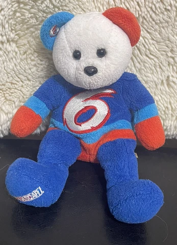 Nascar Team Beans Speed Mark Martin #6 Plush 8" Beanbag Teddy Bear Tag 1999 Ages Cover