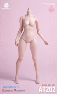 US Worldbox 1:6 AT202 Pale Skin Plump Hip 12 inch Female Action Figure Body Toys - Picture 1 of 10