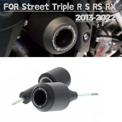 Protector de choque deslizadores de cuadro para Triumph Street Triple R S RS RX 2013-2020 Foto 1 de 4