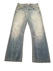 Replay Jeans Jimi Men's 29X32 Regular Fit Straight Button Fly Medium Wash R81