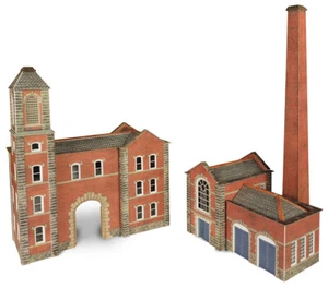 Metcalfe PN184 N Gauge Boiler House & Factory Entrance Card Kit - Picture 1 of 1