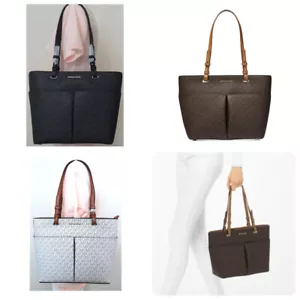 Michael Kors Jet Set Bedford MK marrone vaniglia borsa a tracolla borsa media - Foto 1 di 32