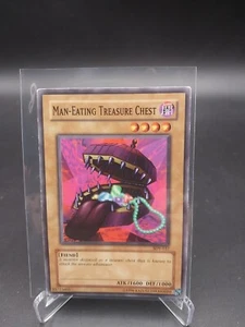 1996 Yu‑Gi‑Oh! Man-Eating Treasure Chest SDY‑037 Starter Deck Yugi Fiend Monster - Picture 1 of 2