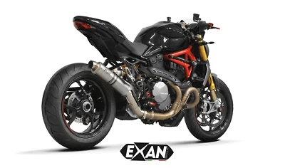 Ducati Monster 1200 S/R 2017-2020 Exan Escape Slipon Silenciador X-GP Titanio Nuevo Foto 1 de 2