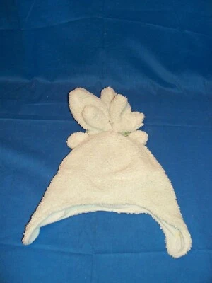 Carter's Baby Toddler Winter Hat Mitten set plush Blue Teddy Bear cap 9-18m NWT - Image 1 of 3