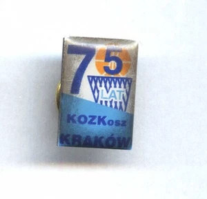 Pin FEDERACIÓN REGIONAL POLACA DE BALONCESTO CRACOVIA 75 Aniversario Insignia - Imagen 1 de 1