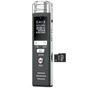Digital Voice Recorder Audioaufnahme - 72GB Audiorecorder mit Wiedergabe Vo... - Bild 1 von 8