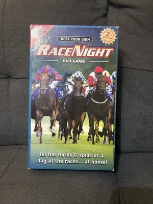 Cheatwell Games Race Night 2nd Edition DVD Game Host Your Own Horse Racing Event - Image 1 of 3