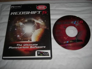 REDSHIFT 5 piezas CD Rom El último software de planetario PUBLICACIÓN RÁPIDA - Imagen 1 de 2