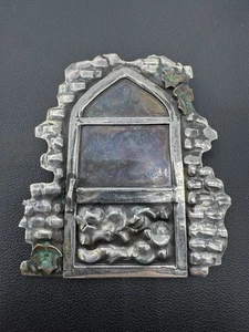 Schöne Vintage Sterling Silber Sue Sachs Tür gebaut in Stein Brosche / Anstecknadel - Bild 1 von 6