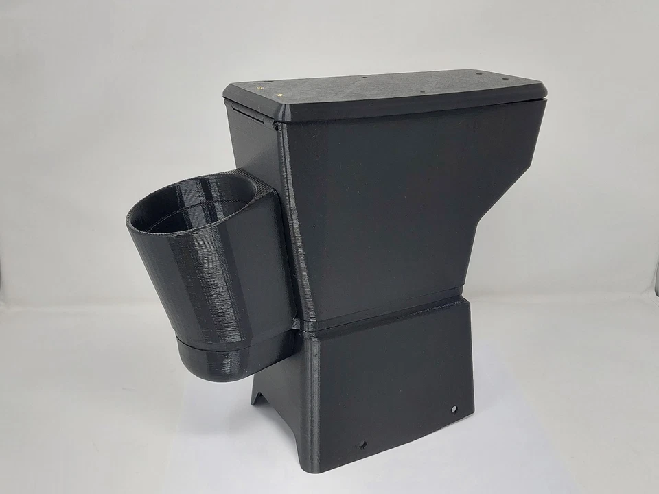 Honda CRX 1988-1991 reposabrazos con portavasos accesorio consola de moldura 1989 1990 Foto 1 de 4