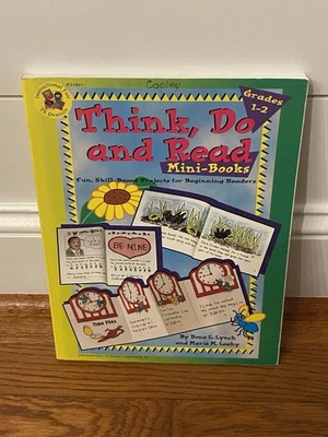 THINK, DO AND READ MINI-BOOKS Instructional Fair TS Denison Grades 1-2 PB Book - Image 1 of 4