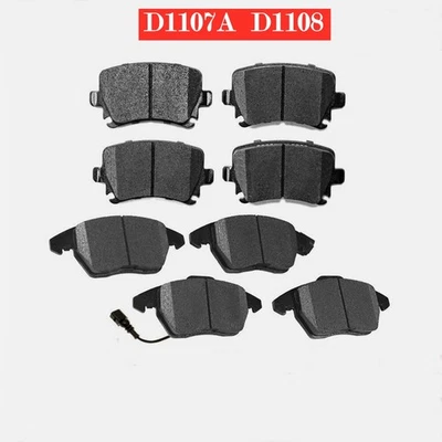 Ceramic Brake Pads Kit Front Rear For Volkswagen CC Golf Jetta Audi TT Quattro Foto 1 de 4
