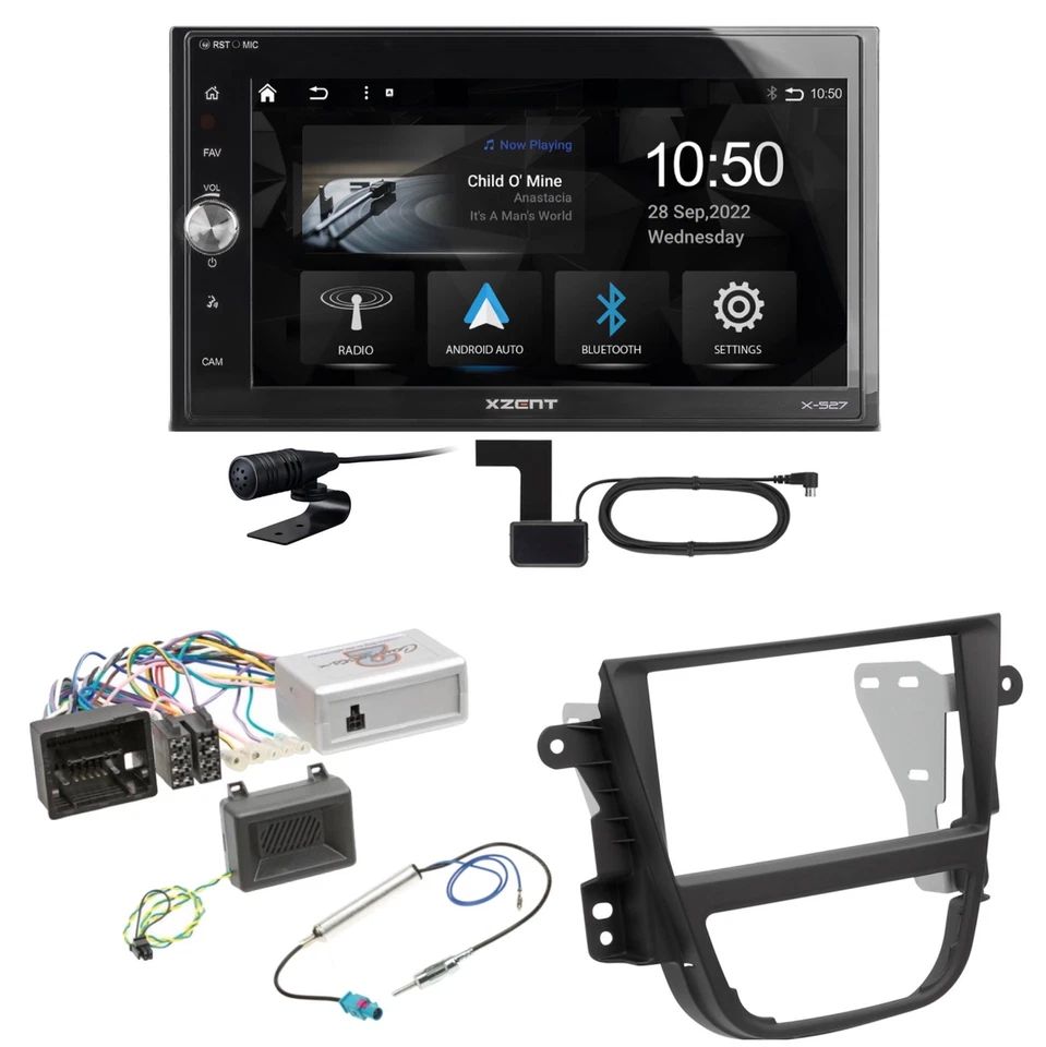Xzent X-527 Android Auto CarPlay Bluetooth Einbauset für Opel Mokka A - Bild 1 von 1