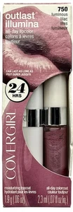 Covergirl Outlast All Day Lip Color with Top Coat 750 Luminous Lilac Retired HTF - Picture 1 of 2