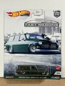 Hot Wheels CC Premium Fast Wagons Volvo P220 Amazon Wagon 3/5 HTF - Picture 1 of 3