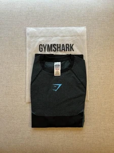 Gymshark Onyx 5.0 Seamless Long Sleeve T-Shirt Brand Blue - M - Bild 1 von 4