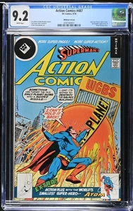 1978 Superman's Action Comics #487 (Whitman Variant) DC Comics 9/78 (CGC 9.2) - Picture 1 of 3
