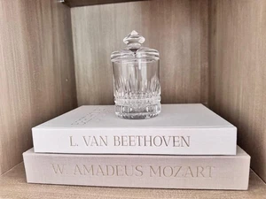 Libros decorativos para decoración del hogar. Juego de 2 cajas cubiertas de lino. No Pages Insid... - Imagen 1 de 6