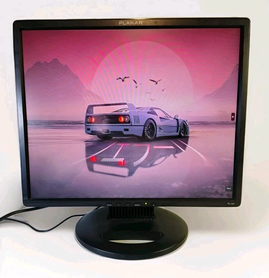 Planar 19" LCD Monitor 1280 x 1024 w/ VGA Cord & Power Supply - PL1900 - Image 1 of 4